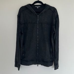 John Vavartos zip-up hoodie sz L